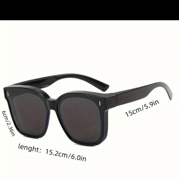 Polarized Sunglasses that Fit Over Prescription Glasses with case - Picture 3 of 4